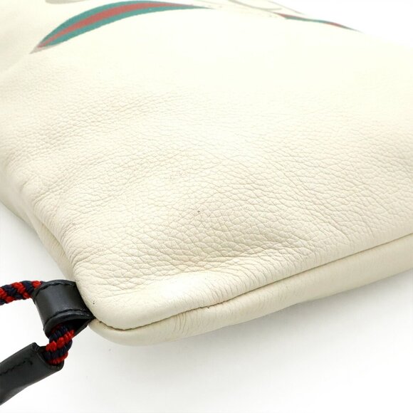 GUCCI Red Leather Tote Bag - Picture 4 of 10